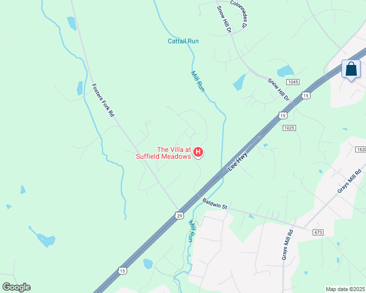 map of restaurants, bars, coffee shops, grocery stores, and more near 6721 Holly Farm Lane in Warrenton
