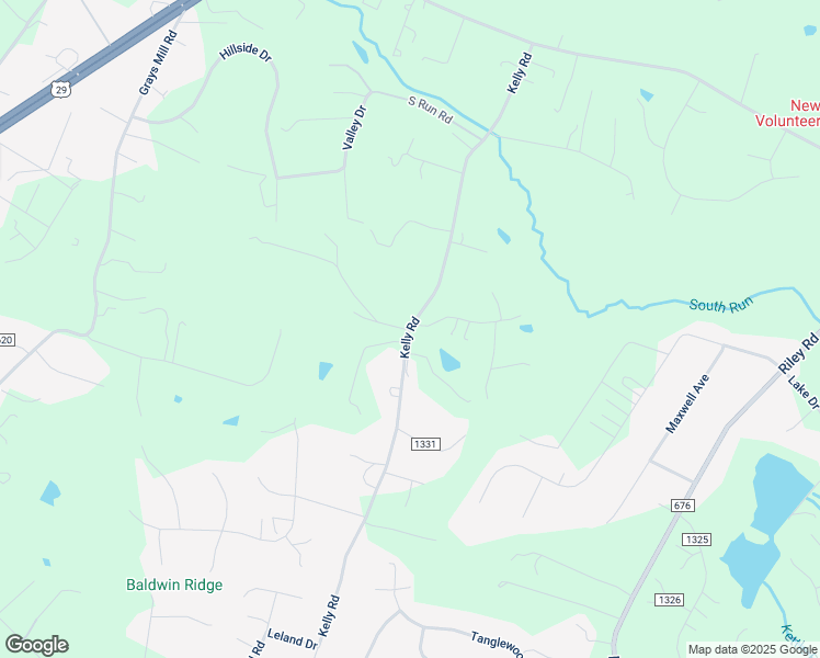 map of restaurants, bars, coffee shops, grocery stores, and more near 6686 Kelly Road in Warrenton