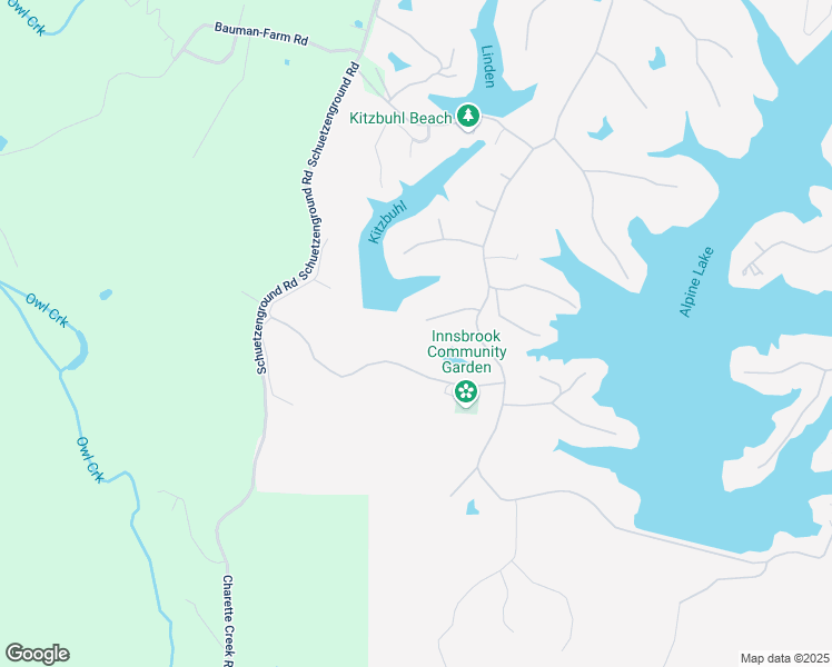 map of restaurants, bars, coffee shops, grocery stores, and more near 2371 Kitzbuhl Cove Drive in Innsbrook