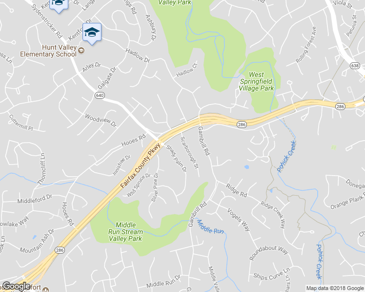 map of restaurants, bars, coffee shops, grocery stores, and more near 7308 Scarborough Street in Springfield