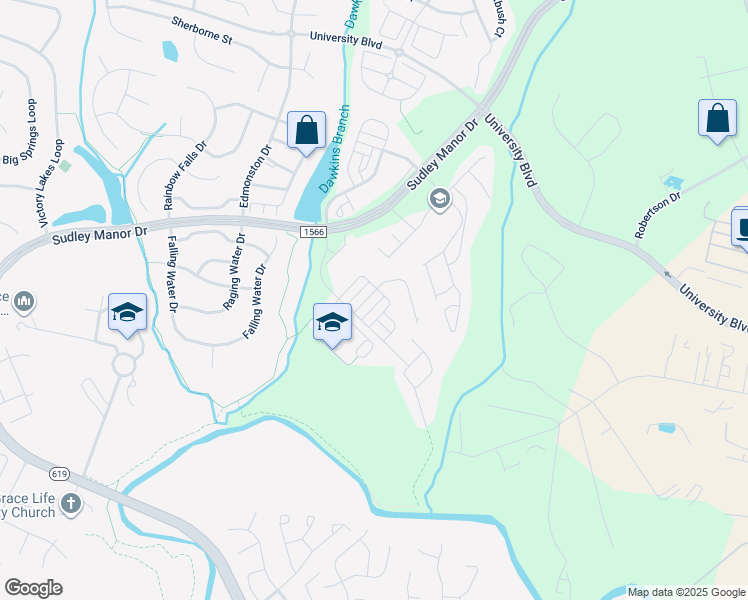map of restaurants, bars, coffee shops, grocery stores, and more near 11957 Benton Lake Road in Bristow