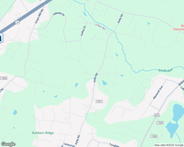 map of restaurants, bars, coffee shops, grocery stores, and more near 6686 Kelly Road in Warrenton