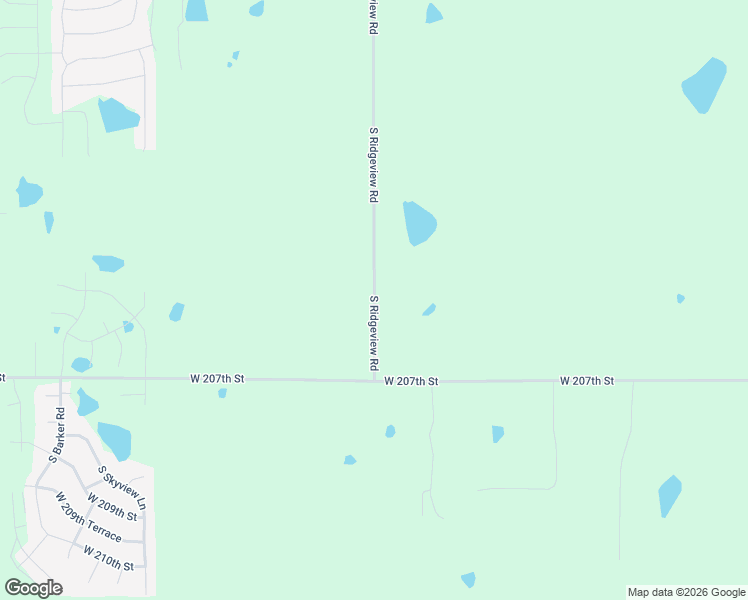 map of restaurants, bars, coffee shops, grocery stores, and more near 20427 South Ridgeview Road in Spring Hill
