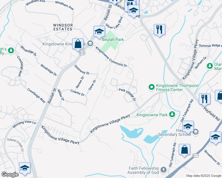 map of restaurants, bars, coffee shops, grocery stores, and more near 6212 Walkers Croft Way in Alexandria