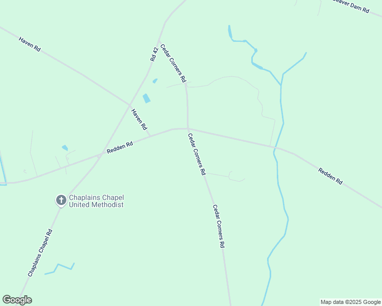 map of restaurants, bars, coffee shops, grocery stores, and more near 16694 Cedar Corners Road in Bridgeville