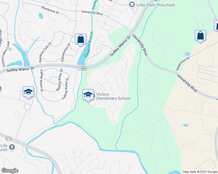 map of restaurants, bars, coffee shops, grocery stores, and more near 11891 Benton Lake Road in Bristow