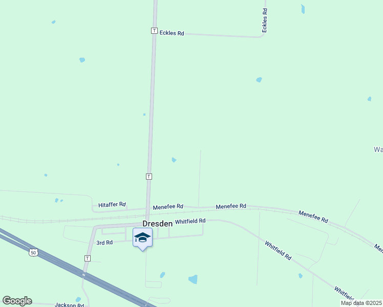 map of restaurants, bars, coffee shops, grocery stores, and more near 22396 Highway T in Sedalia