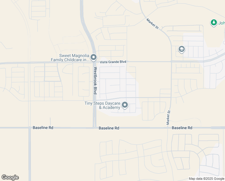 map of restaurants, bars, coffee shops, grocery stores, and more near 6360-6690 Baseline Road in Roseville