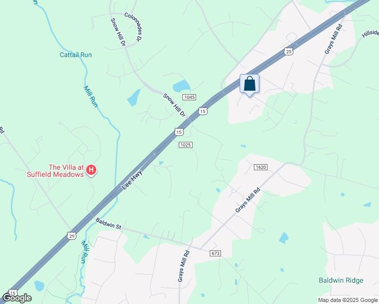 map of restaurants, bars, coffee shops, grocery stores, and more near 5747 Pendleton Lane in Warrenton