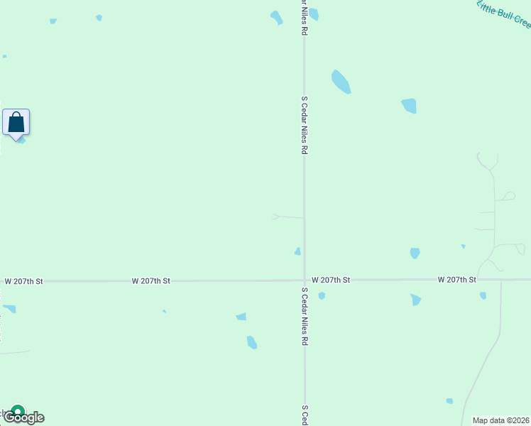 map of restaurants, bars, coffee shops, grocery stores, and more near 20550 South Cedar Niles Road in Spring Hill