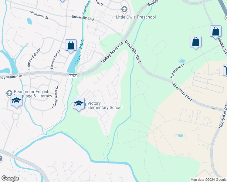 map of restaurants, bars, coffee shops, grocery stores, and more near 9222 Dawkins Crest Circle in Bristow
