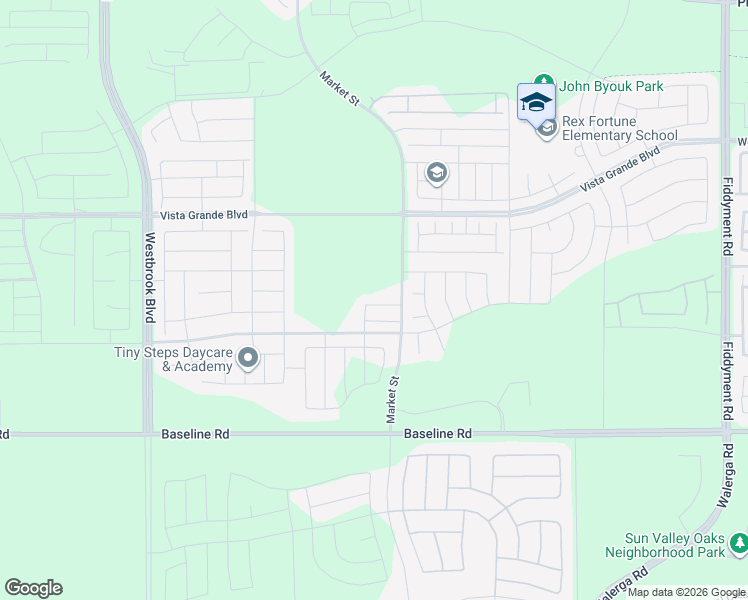 map of restaurants, bars, coffee shops, grocery stores, and more near 6360 Baseline Road in Roseville