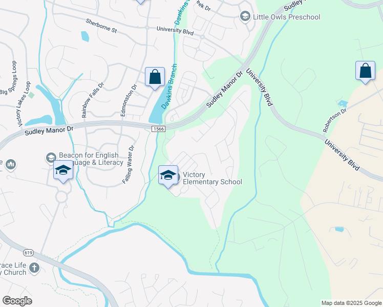 map of restaurants, bars, coffee shops, grocery stores, and more near 11944 Benton Lake Road in Bristow