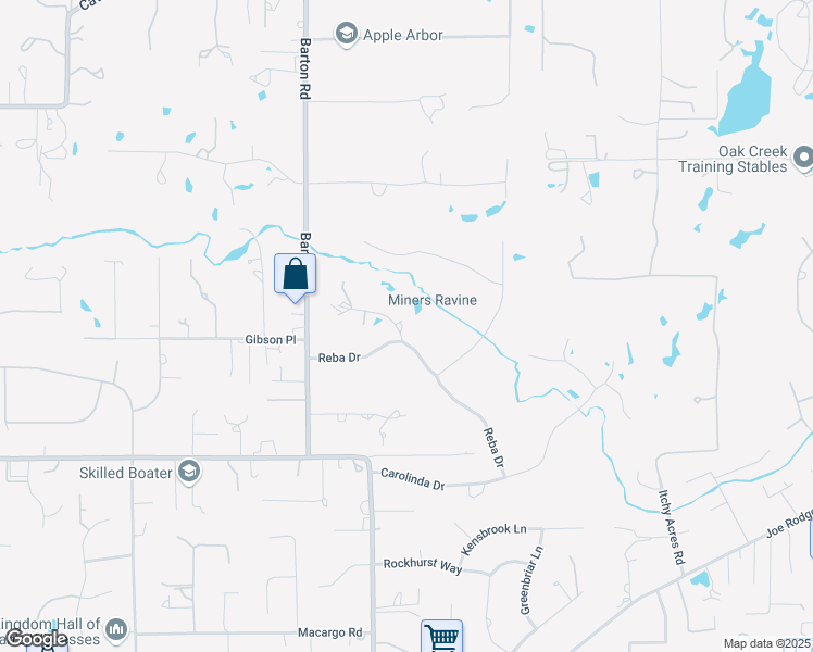 map of restaurants, bars, coffee shops, grocery stores, and more near 7665 Wildflower Court in Granite Bay