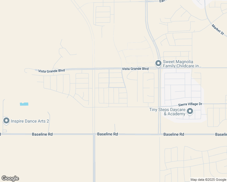 map of restaurants, bars, coffee shops, grocery stores, and more near 5800 Baseline Road in Roseville