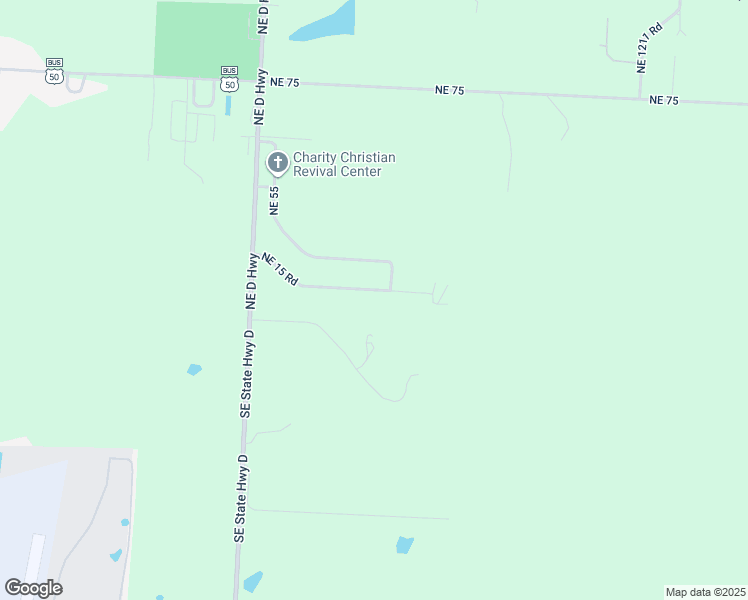 map of restaurants, bars, coffee shops, grocery stores, and more near 1146 Northeast 15 in Knob Noster