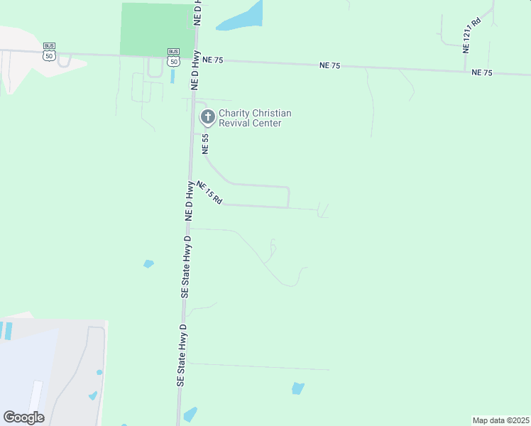 map of restaurants, bars, coffee shops, grocery stores, and more near 1146 Northeast 15 in Knob Noster