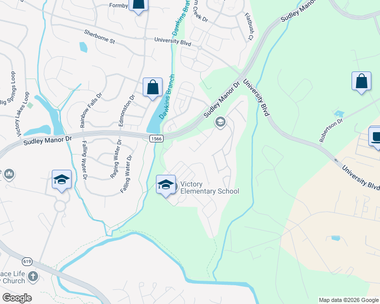 map of restaurants, bars, coffee shops, grocery stores, and more near 11969 Mirror Lake Lane in Bristow