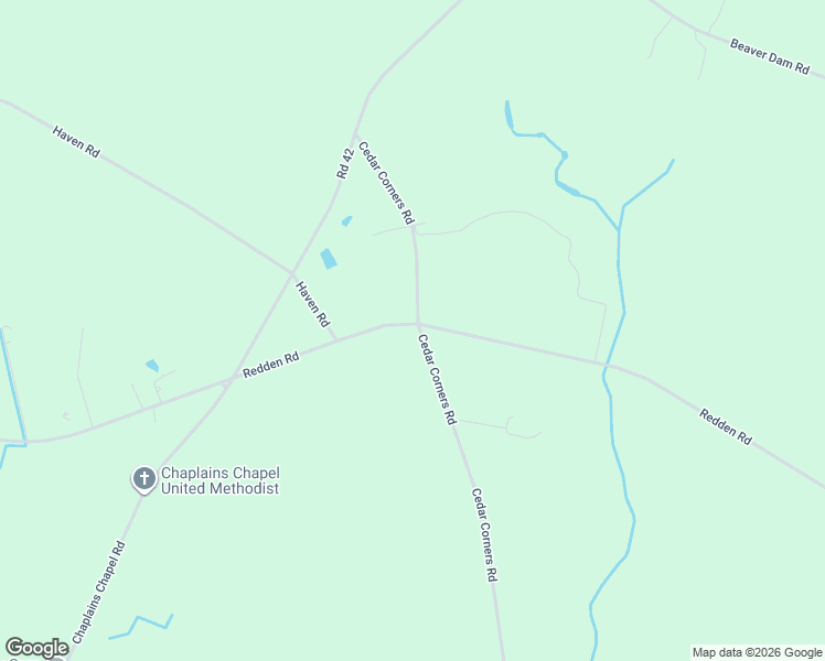 map of restaurants, bars, coffee shops, grocery stores, and more near 14456 Redden Road in Bridgeville