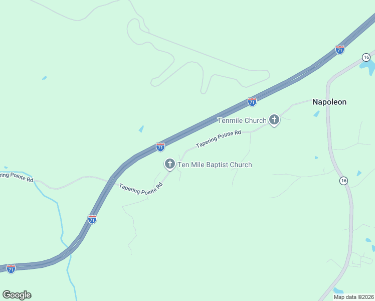 map of restaurants, bars, coffee shops, grocery stores, and more near 1435 Tapering Pointe Road in Glencoe