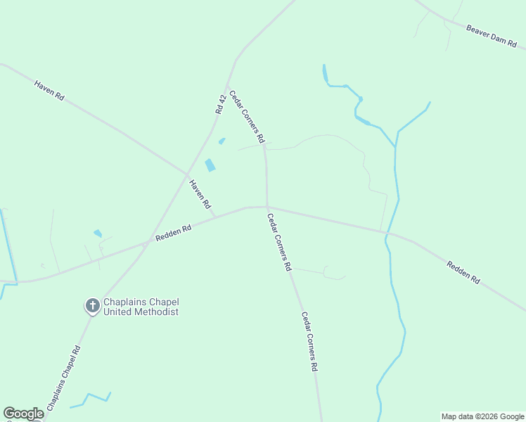 map of restaurants, bars, coffee shops, grocery stores, and more near 14456 Redden Road in Bridgeville