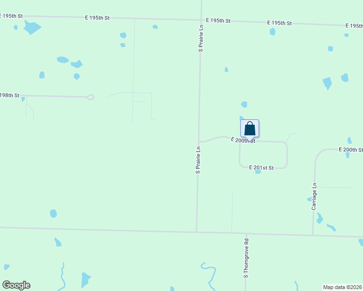 map of restaurants, bars, coffee shops, grocery stores, and more near 20002 South Prairie Lane in Peculiar