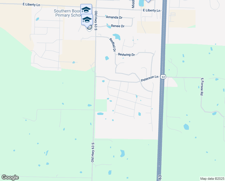 map of restaurants, bars, coffee shops, grocery stores, and more near Henry Clay Boulevard in Hartsburg