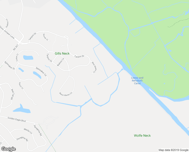 map of restaurants, bars, coffee shops, grocery stores, and more near 16681 Blue Marlin Court in Lewes