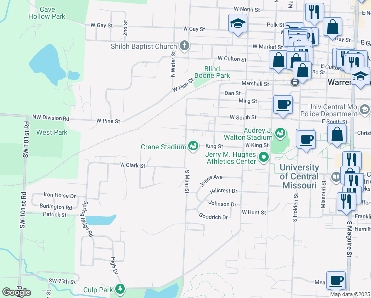 514 South Main Street, Warrensburg MO Walk Score