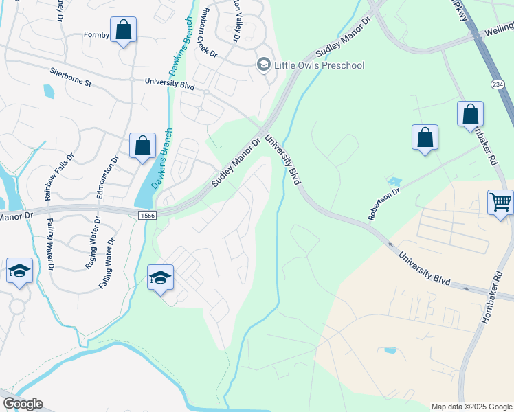 map of restaurants, bars, coffee shops, grocery stores, and more near 11808 Dawkins Ridge Lane in Bristow