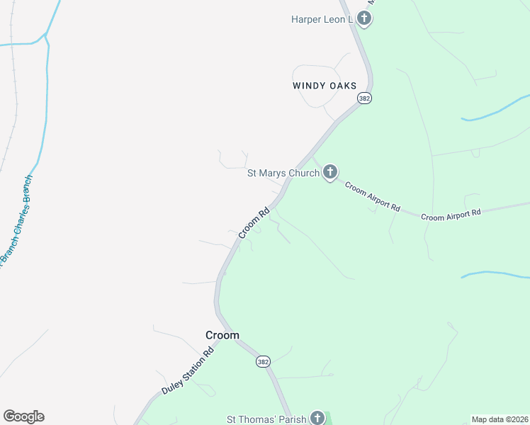 map of restaurants, bars, coffee shops, grocery stores, and more near 9606 Croom Road in Upper Marlboro