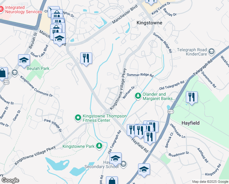 map of restaurants, bars, coffee shops, grocery stores, and more near 6000 Bradmore Street in Alexandria