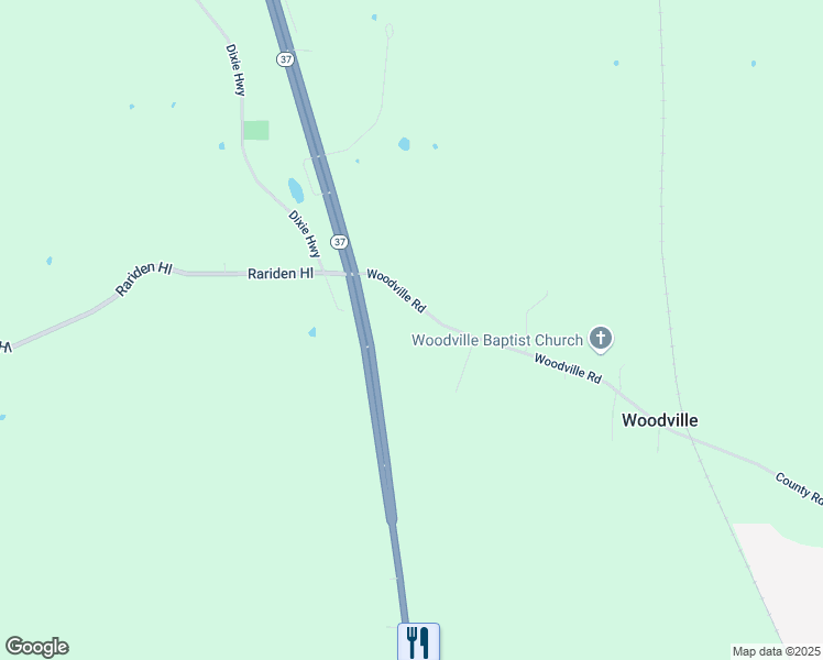 map of restaurants, bars, coffee shops, grocery stores, and more near 5556 Indiana 37 in Mitchell
