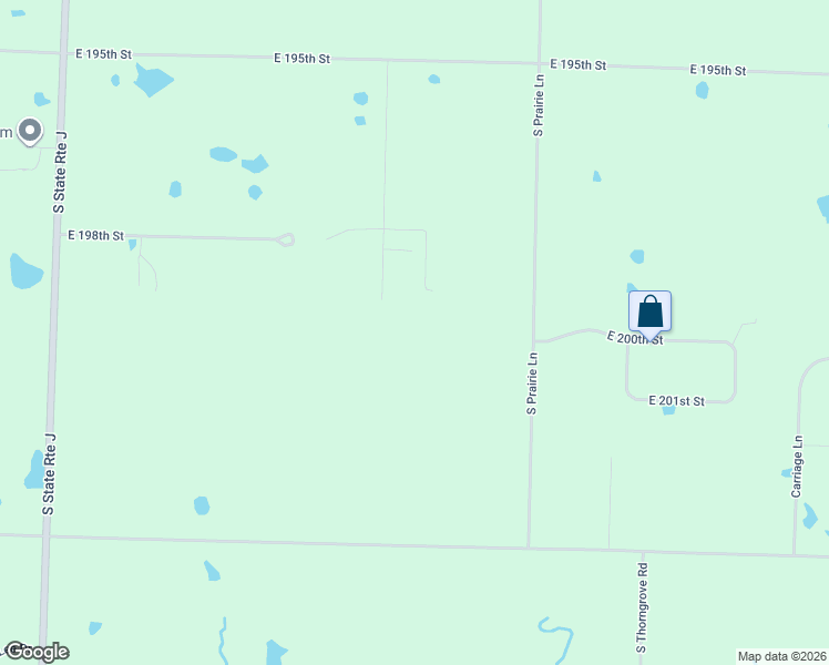 map of restaurants, bars, coffee shops, grocery stores, and more near 20002 South Prairie Lane in Peculiar