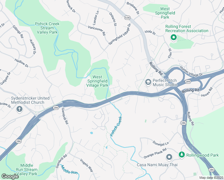 map of restaurants, bars, coffee shops, grocery stores, and more near 8111 Squirrel Run Road in West Springfield