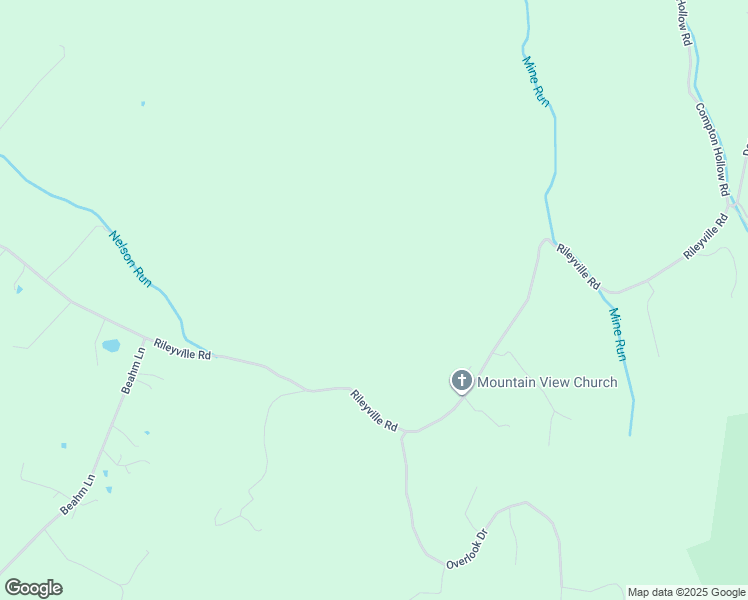 map of restaurants, bars, coffee shops, grocery stores, and more near 1611 Rileyville Road in Rileyville