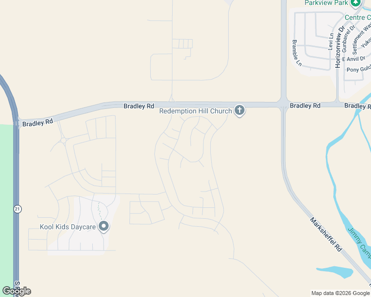 map of restaurants, bars, coffee shops, grocery stores, and more near Bradley Rd in Colorado Springs