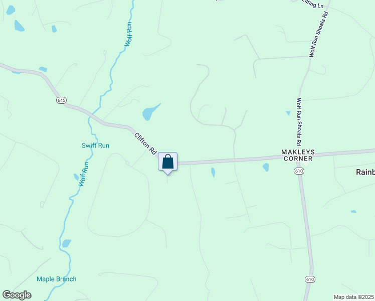 map of restaurants, bars, coffee shops, grocery stores, and more near 7509 Clifton Road in Clifton