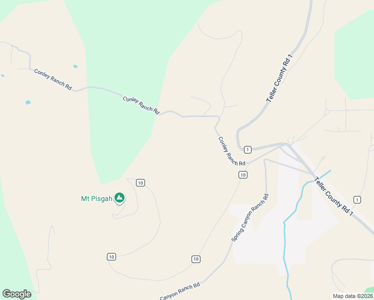 map of restaurants, bars, coffee shops, grocery stores, and more near 2121 Cripple Creek Florissant Road in Cripple Creek