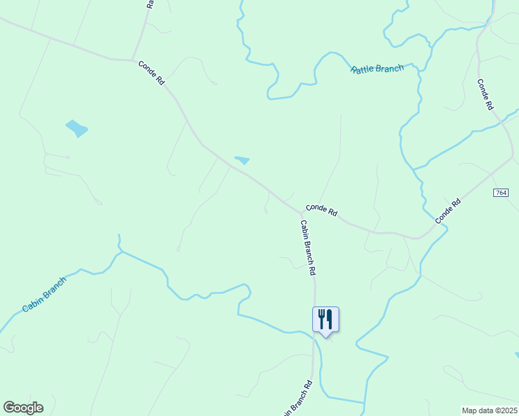 map of restaurants, bars, coffee shops, grocery stores, and more near 10149 Conde Road in Marshall