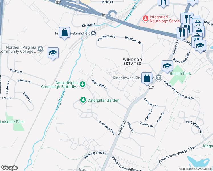 map of restaurants, bars, coffee shops, grocery stores, and more near 6488 Brickleigh Court in Alexandria