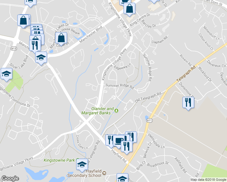 map of restaurants, bars, coffee shops, grocery stores, and more near 7266 Liverpool Court in Alexandria