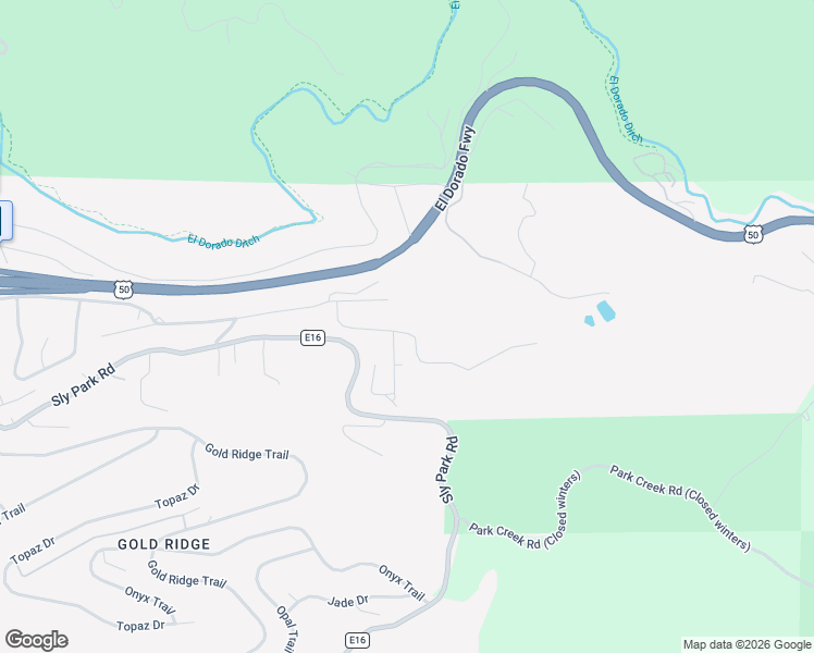 map of restaurants, bars, coffee shops, grocery stores, and more near 3151 Ridgecrest Way in Pollock Pines