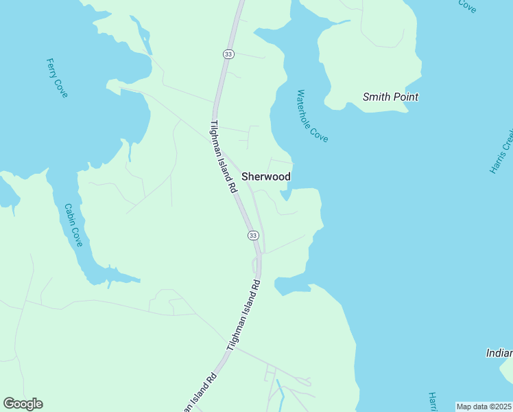 map of restaurants, bars, coffee shops, grocery stores, and more near Sherwood Road in Sherwood