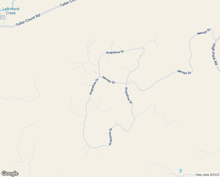 map of restaurants, bars, coffee shops, grocery stores, and more near 150 Navajo Drive in Florissant