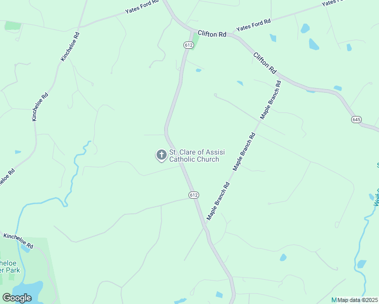 map of restaurants, bars, coffee shops, grocery stores, and more near 12406 Henderson Road in Clifton