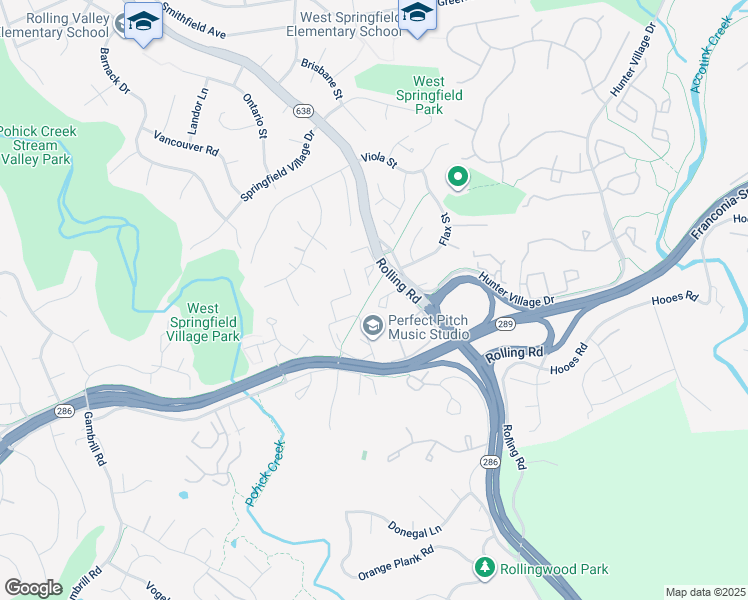 map of restaurants, bars, coffee shops, grocery stores, and more near 8020 Tanworth Court in West Springfield