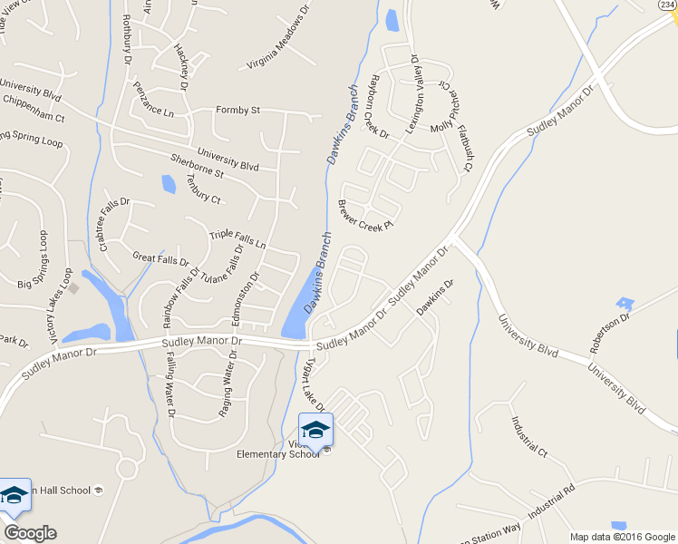 map of restaurants, bars, coffee shops, grocery stores, and more near 12021 Lake Baldwin Drive in Bristow