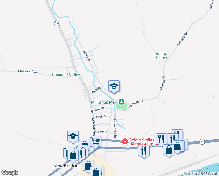 map of restaurants, bars, coffee shops, grocery stores, and more near 722 5th Street in Portsmouth