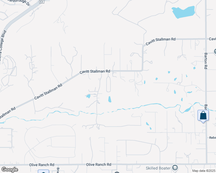 map of restaurants, bars, coffee shops, grocery stores, and more near 5200 Cavitt Stallman Road in Granite Bay